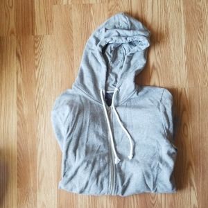 Grey H&M zip-up hoodie
